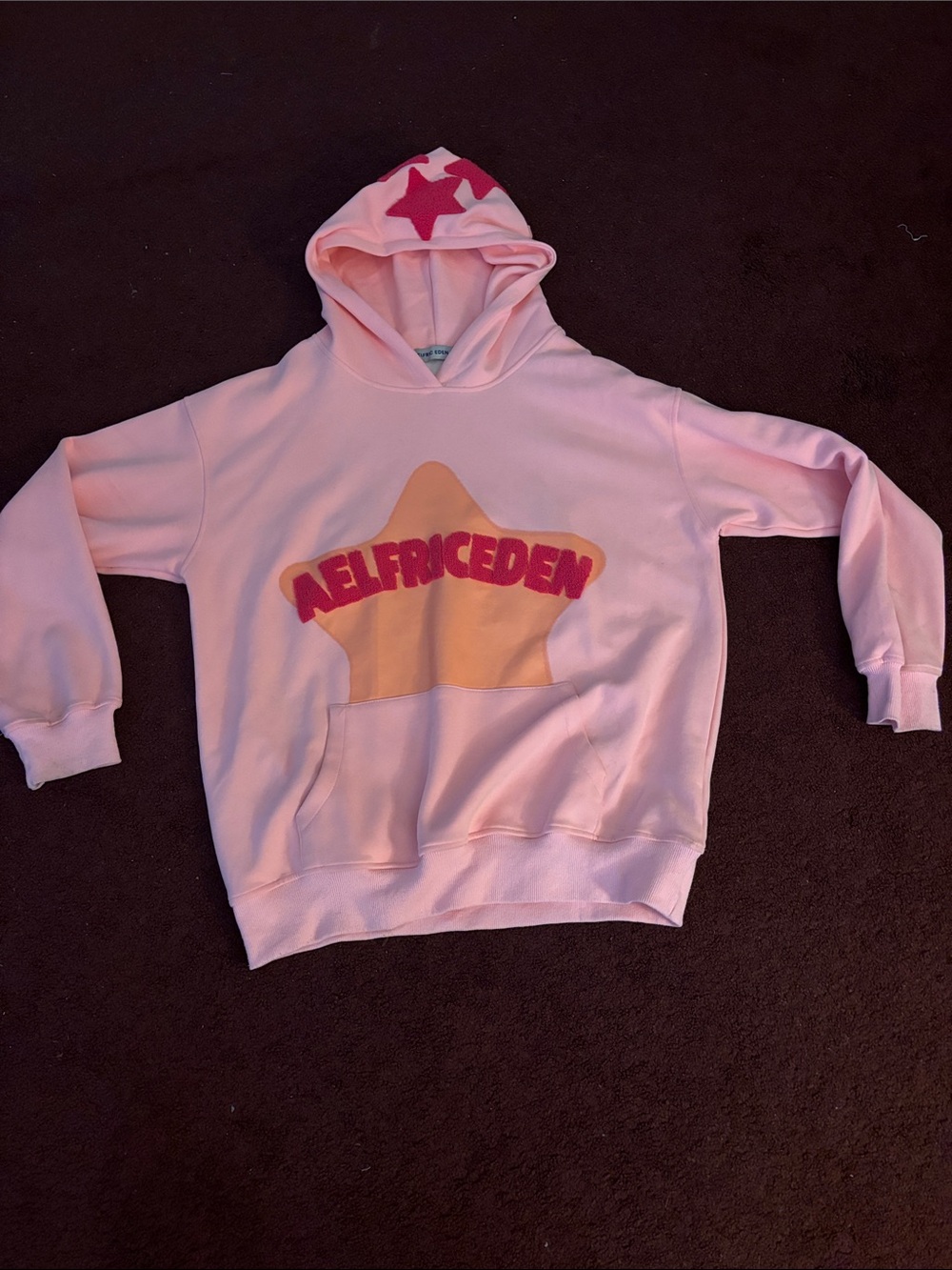 Aelfric Eden pink star hoodie